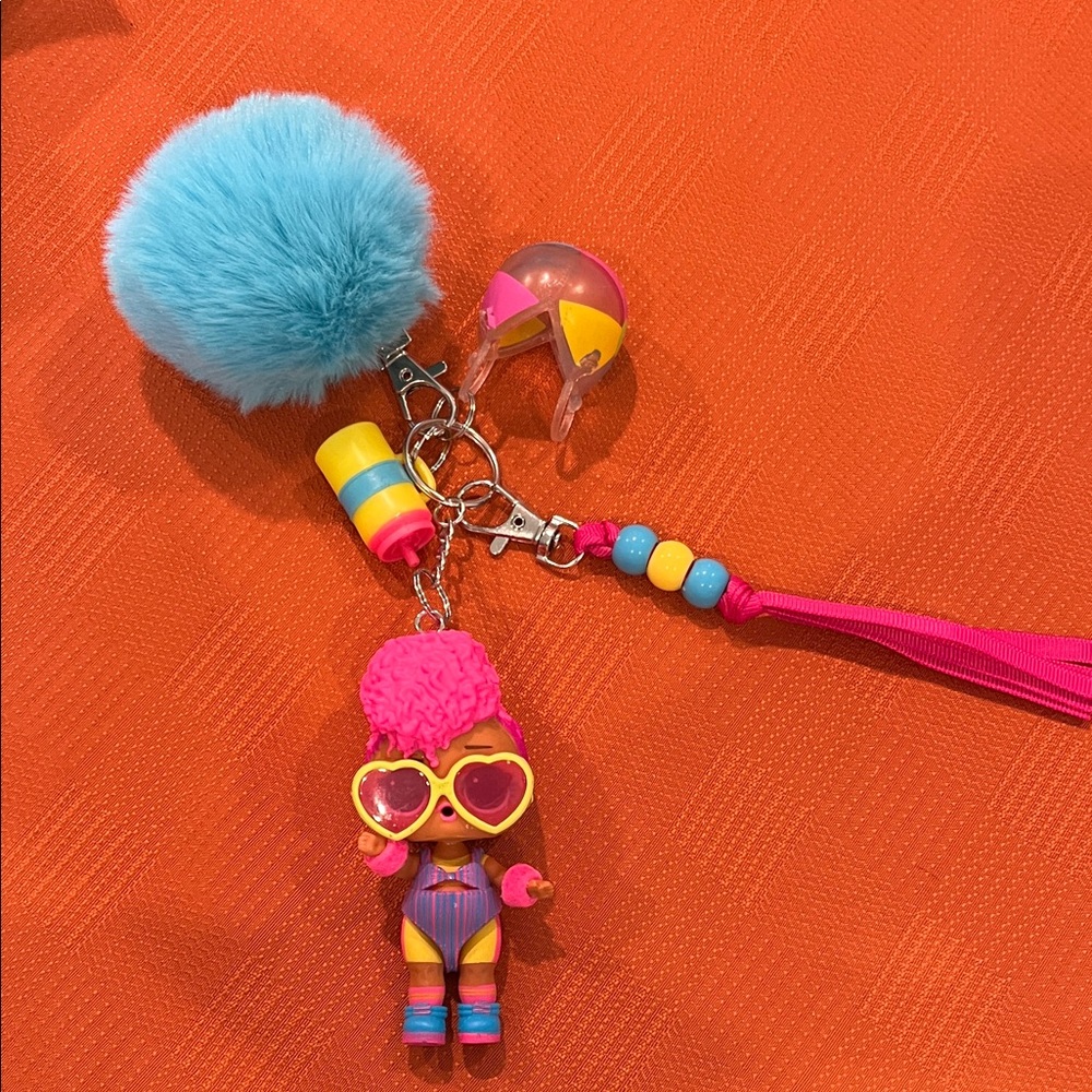 L.O.L. Surprise! Pink and Blue Doll Keychain
